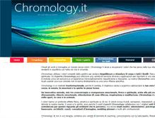 Tablet Screenshot of chromology.it